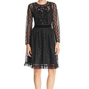 NWT Lace Ruffled Dress by NANETTE LEPORE